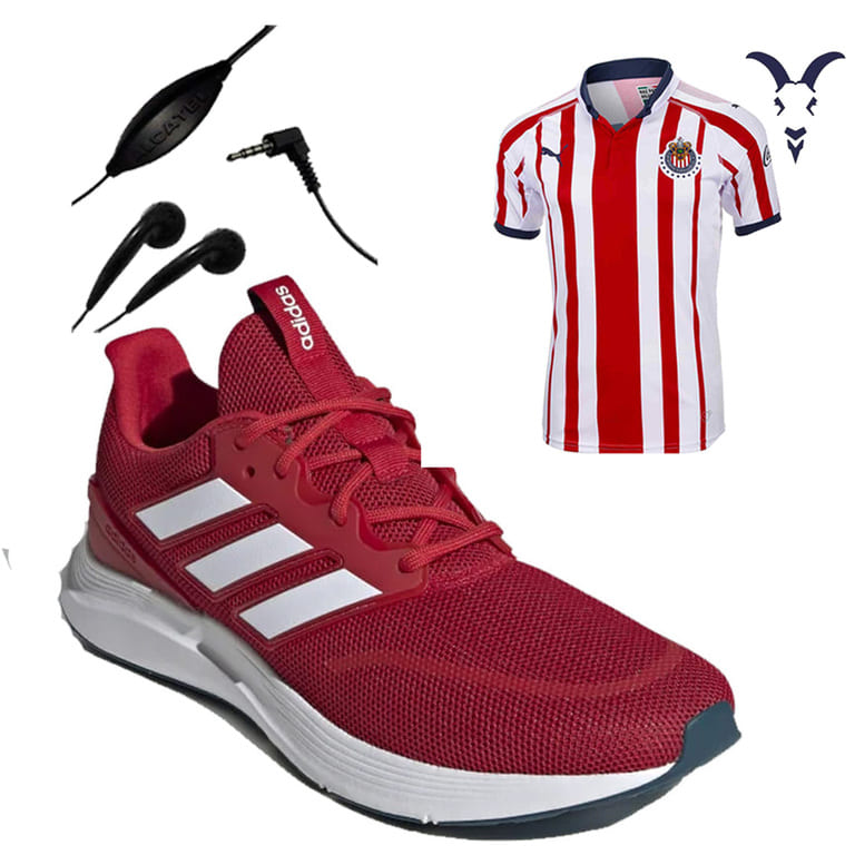 Tenis Adidas Energyfalcon Eg2925+ Jersey + Audífonos