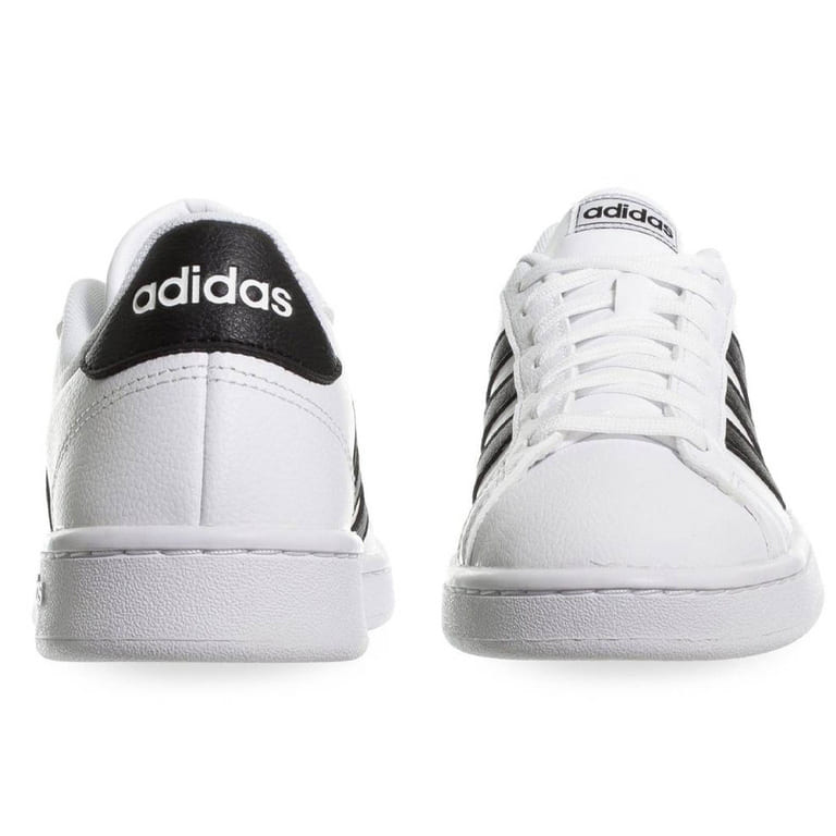 Tenis adidas Grand Court Blanco/negro - F36483 + Top bra Adidas + Audifonos