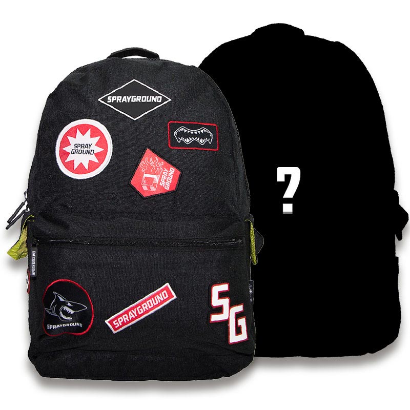 Mochila Sprayground Black Patch + Mochila Sprayground Sorpresa
