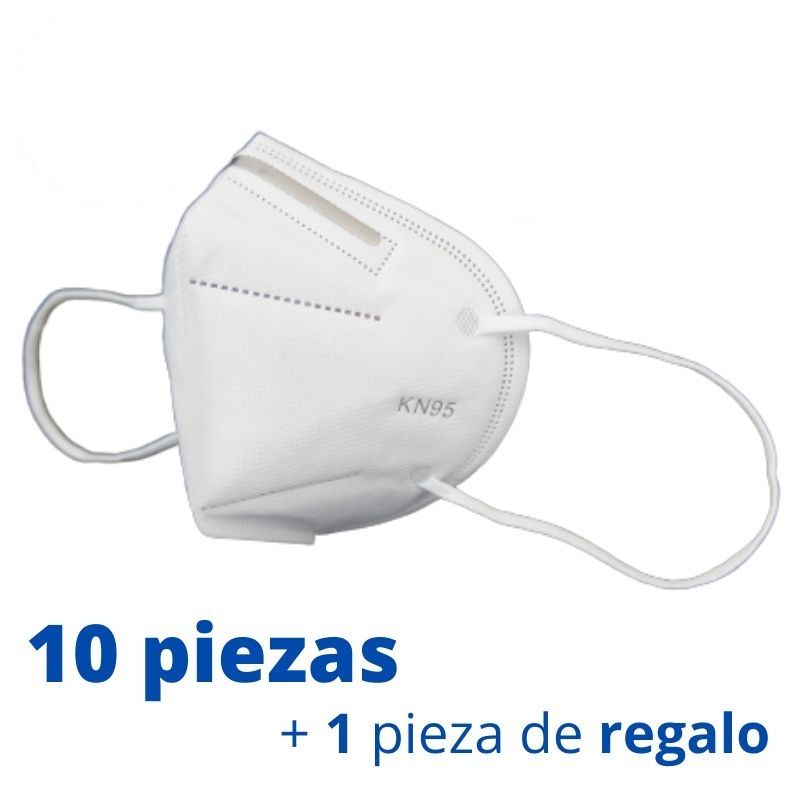 10+1 Pz, Cubrebocas, Mascarilla, Tapabocas N95, Kn95 Con Certificación Fda Usa, Ce Ecm En Empaque Individual.