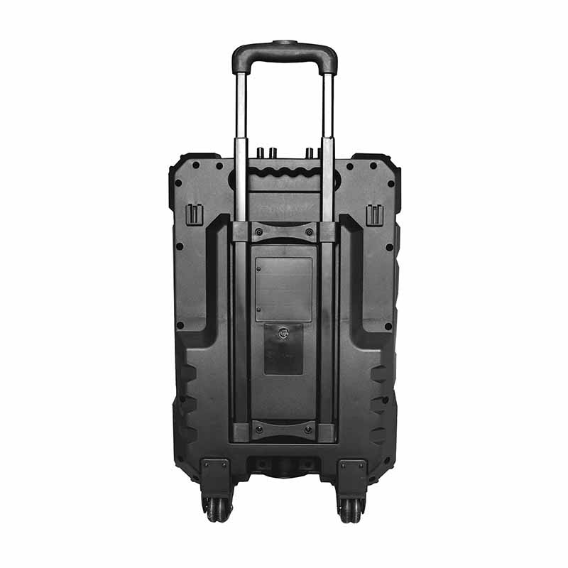 Sistema Karaoke Recargable 15" Pantalla Touch 8" 30 W RMS Bluetooth con Microfono Inalambrico USB Micro SD