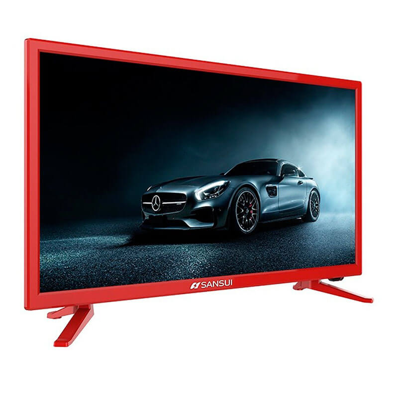 Smart Tv Sansui 24 Pulgadas Pantalla Led Android Hdmi Rojo