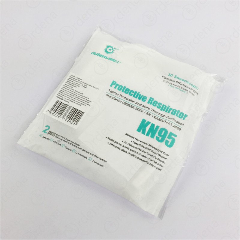 Mascarilla N95 Certificado FDA Cubre Bocas Antiviral 100 Pzs