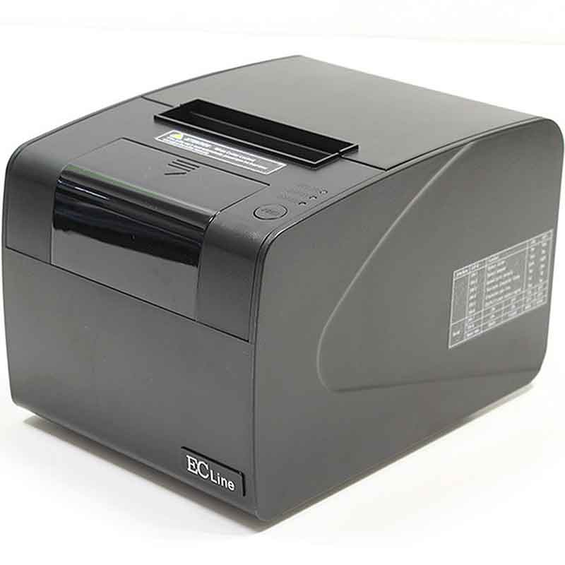 Impresora Termica Mini Printer EC LINE Tickets 80MM USB RED Autocortador EC-PM-80360 