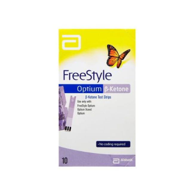 Freestyle Optium Ketone 10 Tiras Reactivas Para Cetonas