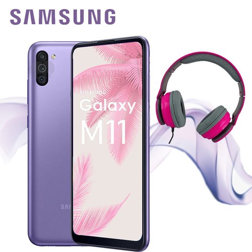 Celular Samsung Galaxy M11 Violeta 32Gb/3Gb + Diadema
