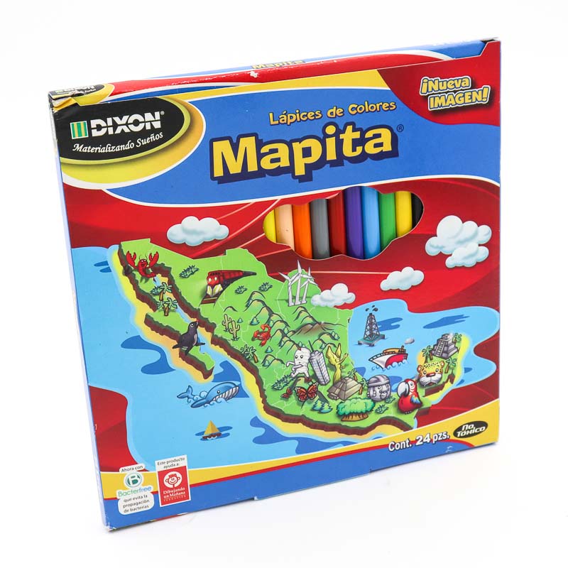 Lapices De Colores Mapita Redondo 24 Pzas