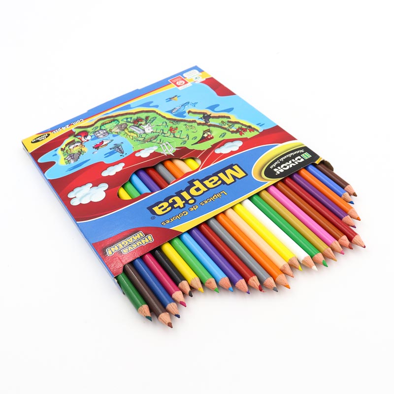Lapices De Colores Mapita Redondo 24 Pzas