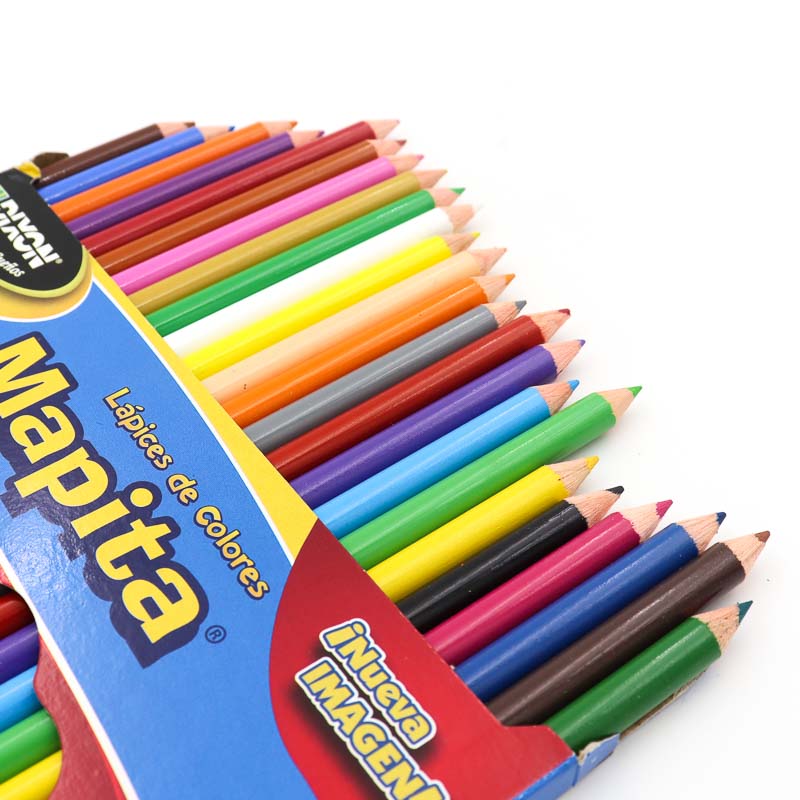 Lapices De Colores Mapita Redondo 24 Pzas