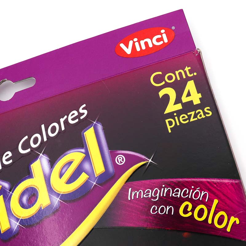 Lapices De Colores Vividel Redondo 24 Pzas