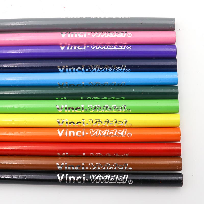 Lapices De Colores Vividel Redondo 12 Pzas