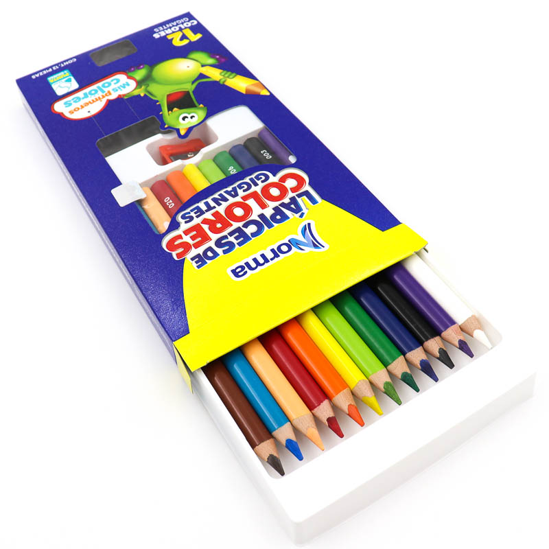 colores jumbo triangulares 12 piezas