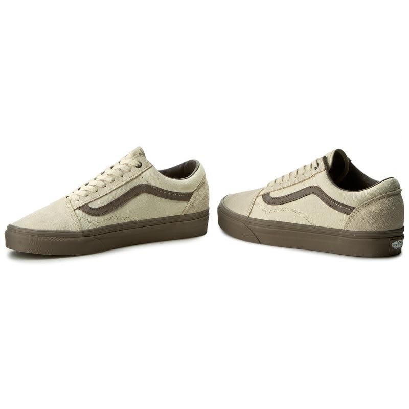 vans old skool cream walnut