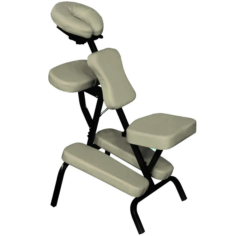 Silla Masaje Shiatsu Portatil Camilla Maleta Beige