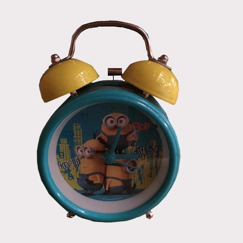 Reloj Despertador Analogo Vivitar  Minions TOY-09089-ESP