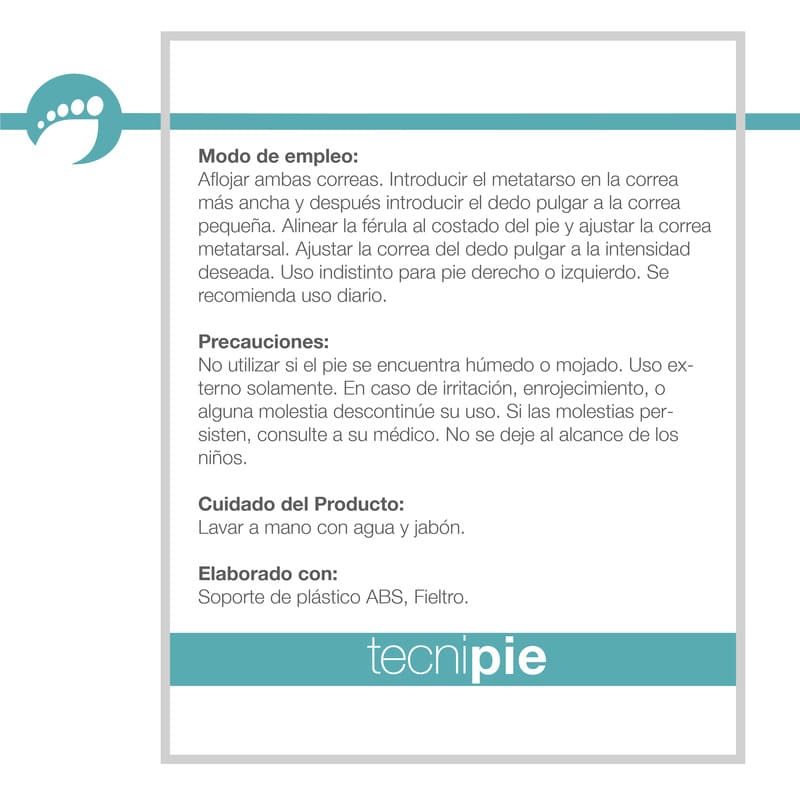 Tecnipie Férula Nocturna para Juanete