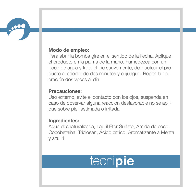 Tecnipie Jabón Neutro Antibacterial en Barra para Pies