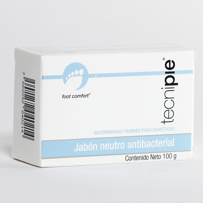 Tecnipie Jabón Neutro Antibacterial en Barra para Pies