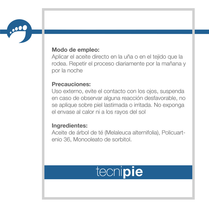 Tecnipie Aceite de Tea Tree Barniz para Uñas