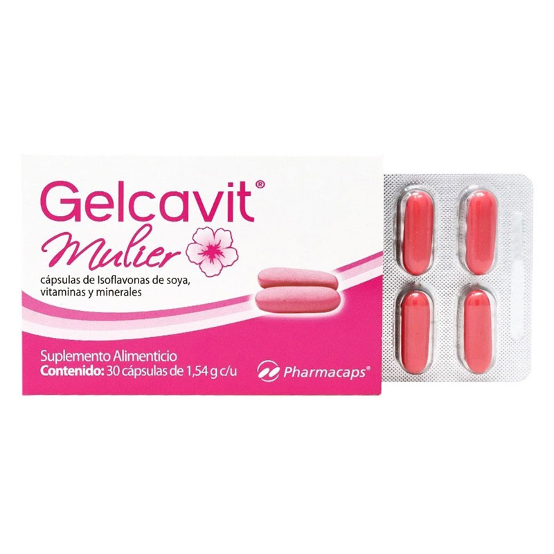 Gelcavit Mulier C/30capsulas De Isoflavonas Gelcaps