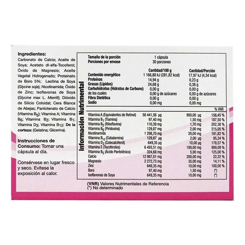 Gelcavit Mulier C/30capsulas De Isoflavonas Gelcaps