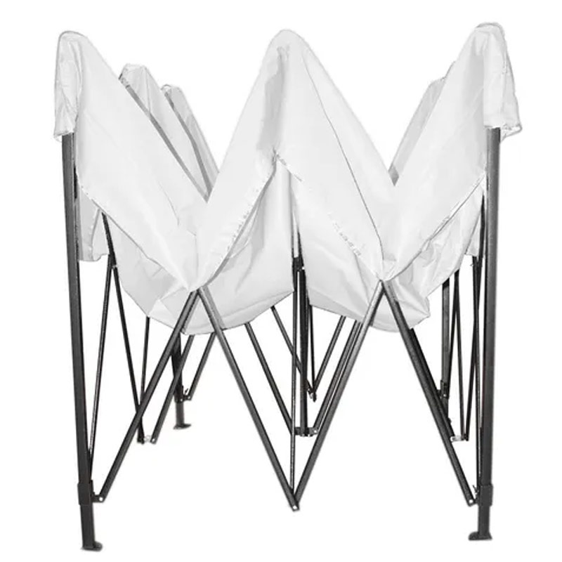 Carpa 2x2 Toldo Plegable Lona Blanca Impermeable Exterior Jardin