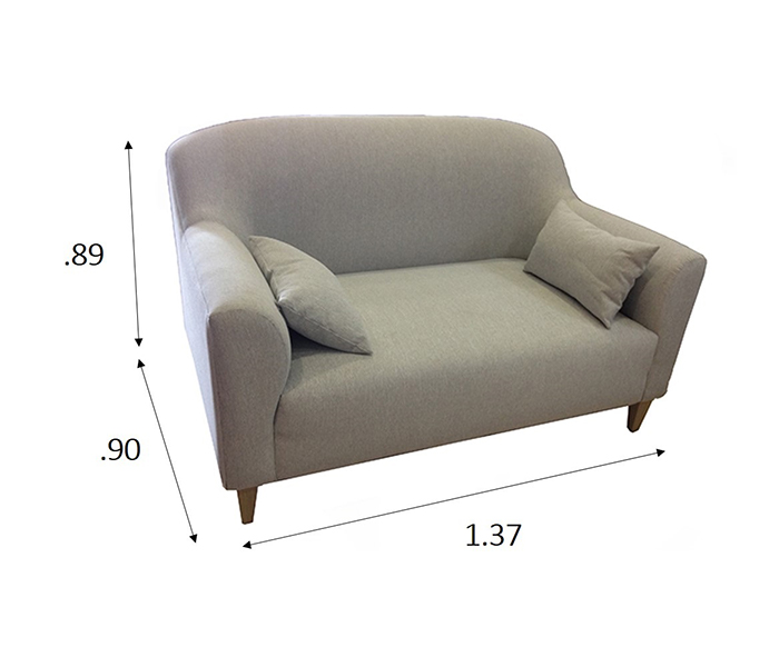 LOVE SEAT para SALA MODERNO,modelo VALENTINO  marca POLTRONE
