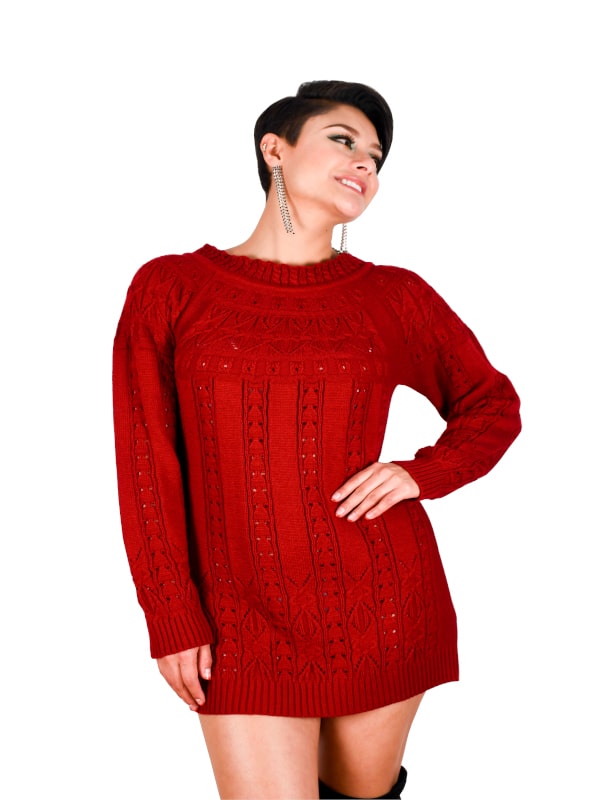 Bluson Manga Larga Para Mujer By Zuio-Rojo