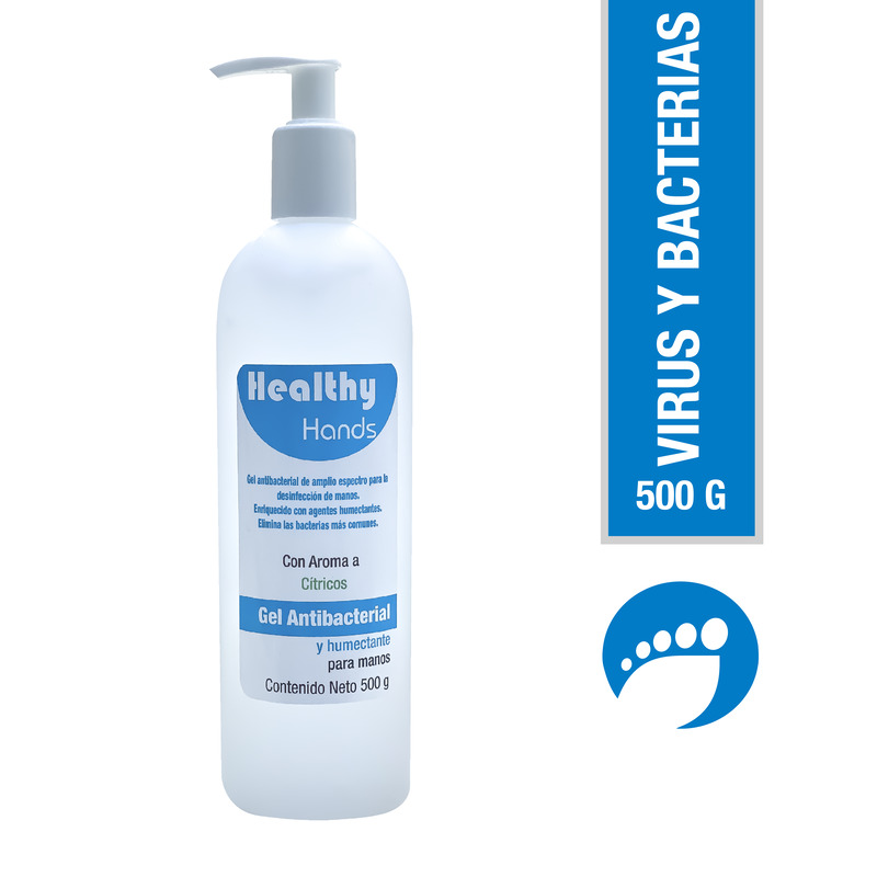 Gel Antibacterial Healthy Hands 500 G