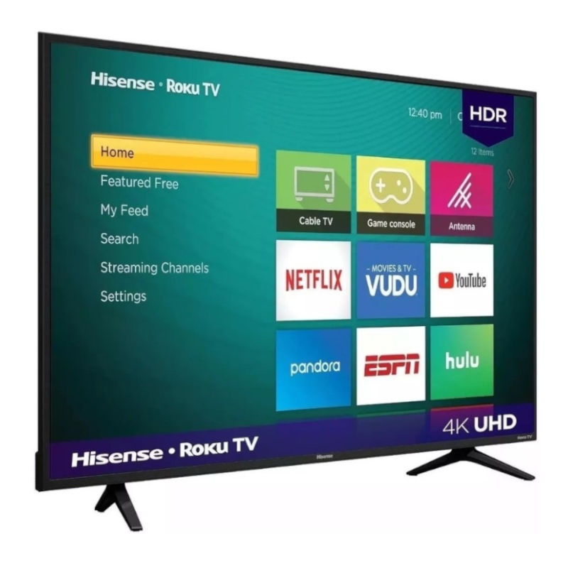 Pantalla Hisense Smart TV Roku 58 Pulgadas 4K HDR 58R6E