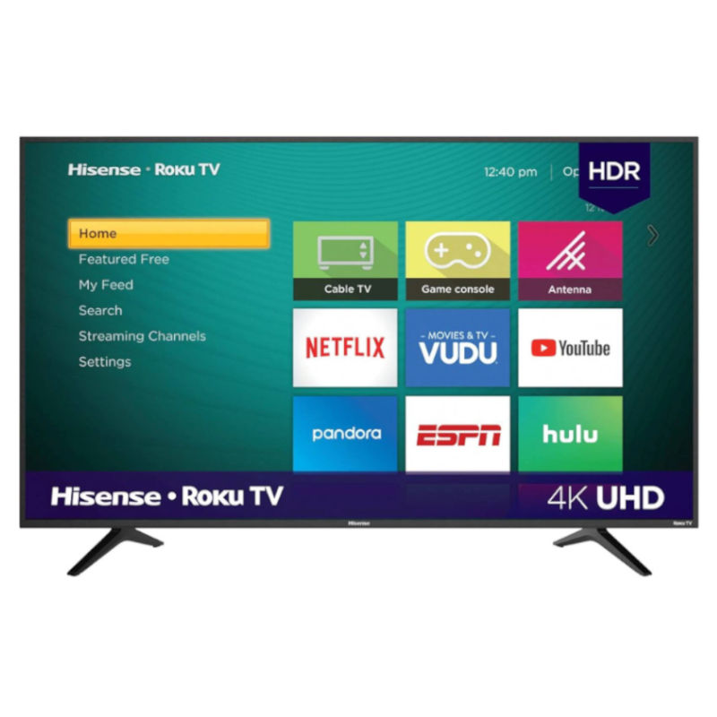 Pantalla Hisense Smart TV Roku 58 Pulgadas 4K HDR 58R6E