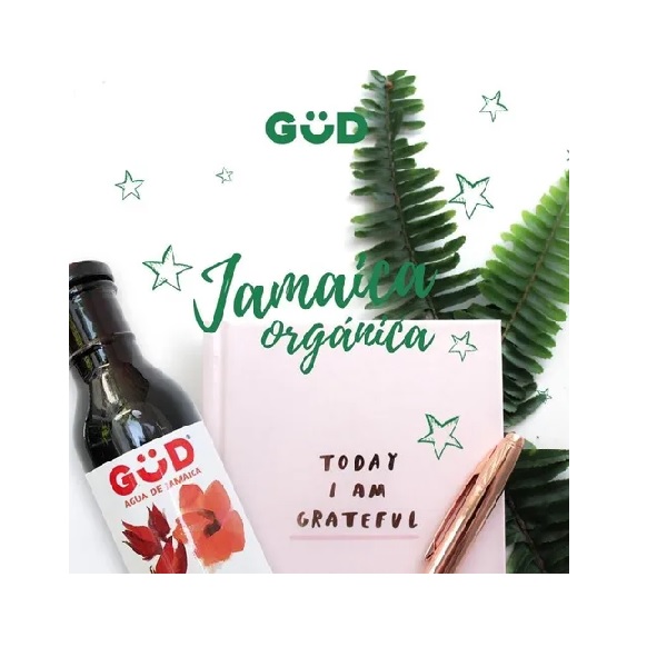 Agua De Jamaica Organica Gud 330 Ml