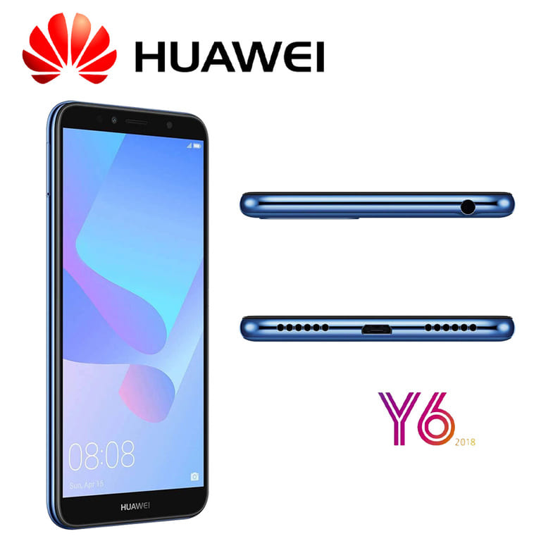 Celular Huawei Y6 PRIME 2018 -16GB-2GB -Azul - Dual Sim + MiniBocina