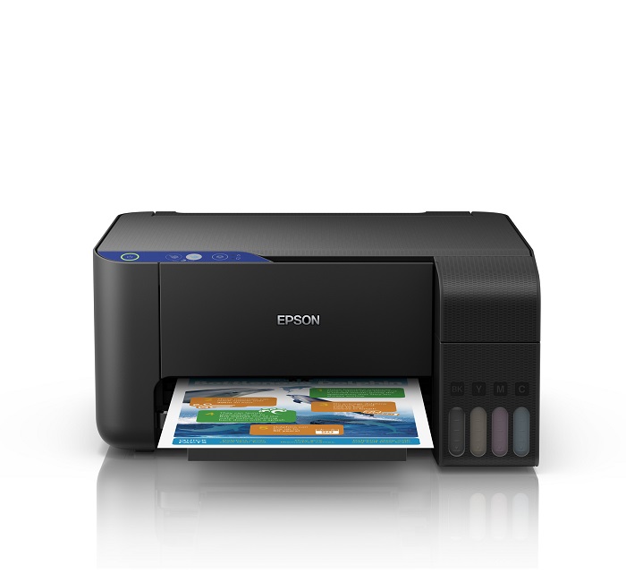 Multifuncional Epson EcoTank L3110, Tanque de Tinta, Color, Inyección,  C11CG87301