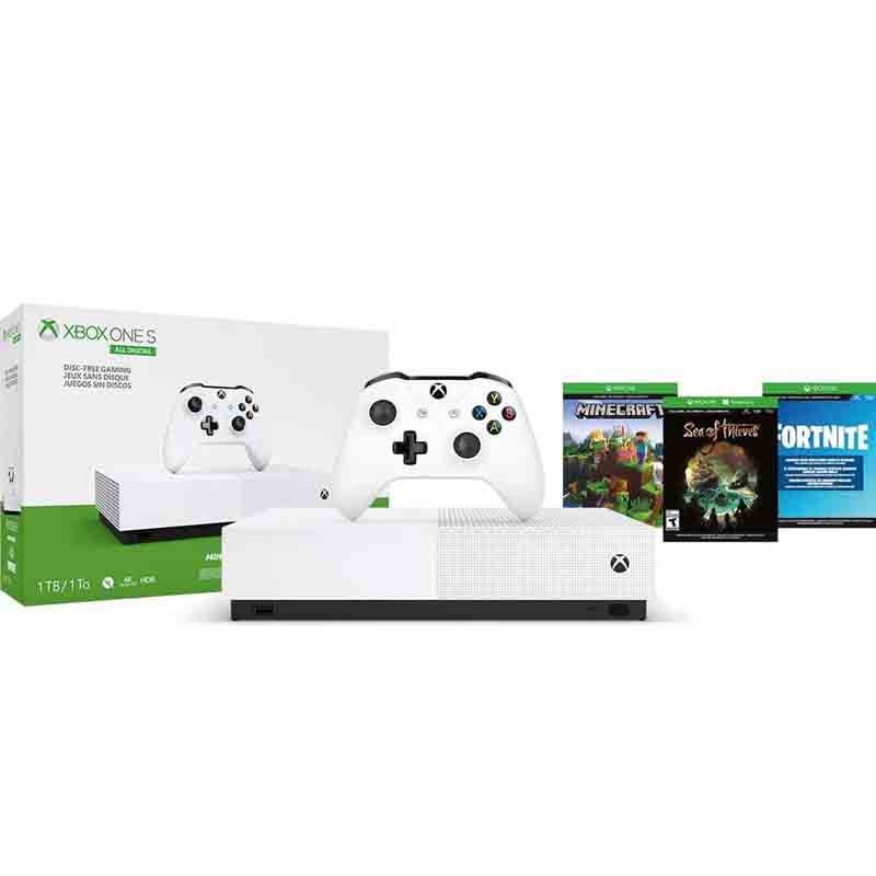 Xbox One S 1 Tb All Digital - 3 Juegos Digitales