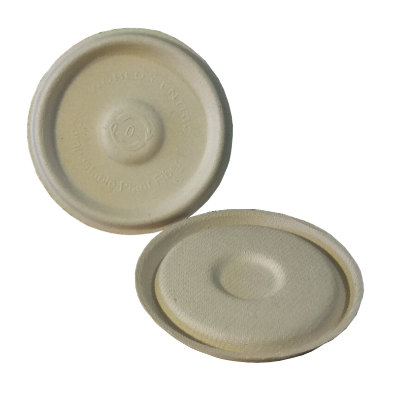 50 Copas / Vasos Souffle Con Tapa 5 Oz. Biodegradable Bagazo Trigo