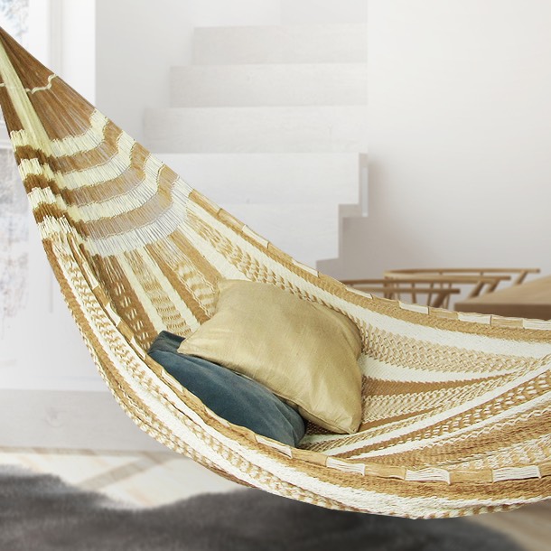 Hamaca Maya 100% Artesanal Calidad Premium Tamaño Gigante