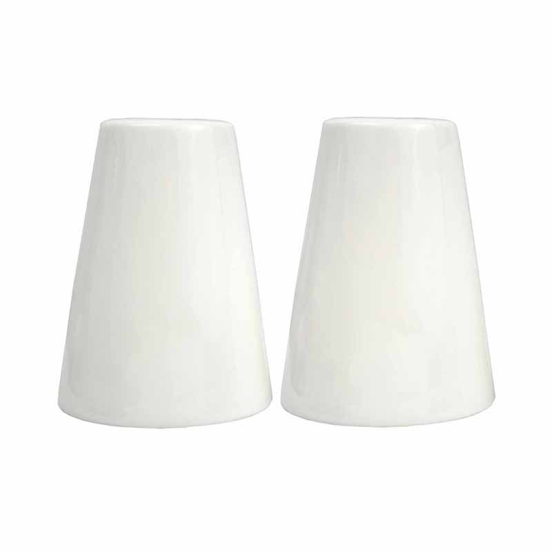Salero y Pimentero White Porcelana  MAC-0406