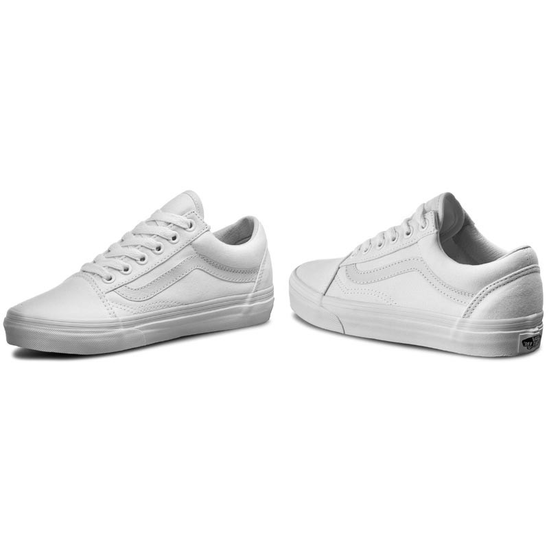 Tenis Vans Old Skool True White Caballero Original VN000D3HW00