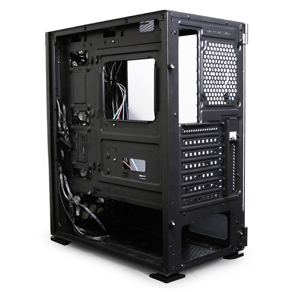 Gabinete Gamer Yeyian Hollow 2500 Negro Atx Sin Fte Ngro Ygh-49703