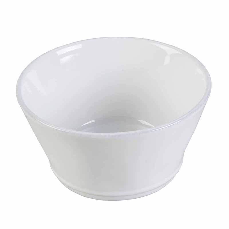 Bowl Hondo Para Cereal y Sopa de CerÃ¡mica en Color Beige MVJ-0106WH