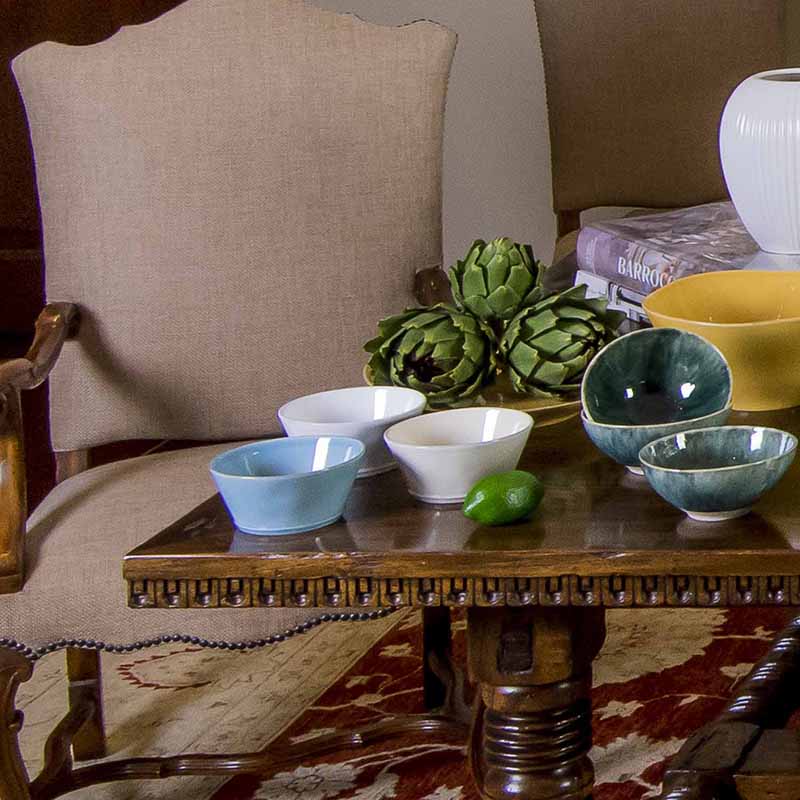 Bowl Hondo Para Cereal y Sopa de CerÃ¡mica en Color Beige MVJ-0106WH