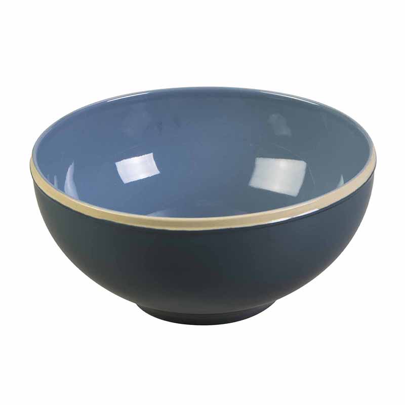 Ensaladera de Color Azul hecha en Cerámica MVJ-0307BL