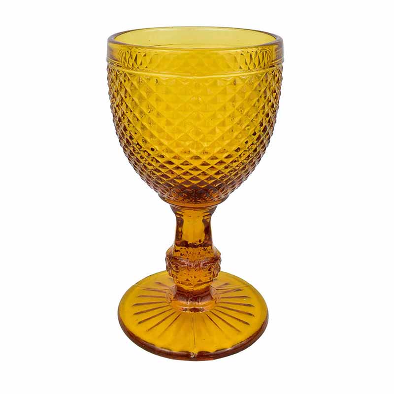 Copas de Cristal Diamante Ãmbar 315 ml T130601AM