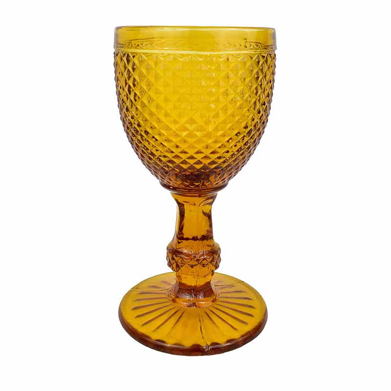 Copas de Cristal Diamante Ãmbar 315 ml T130601AM