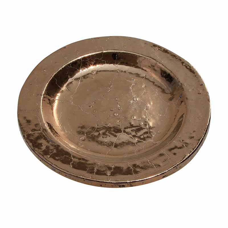 PlatÃ³n Decorativo Para Centro De Mesa Chico En Color Cobre GA945973
