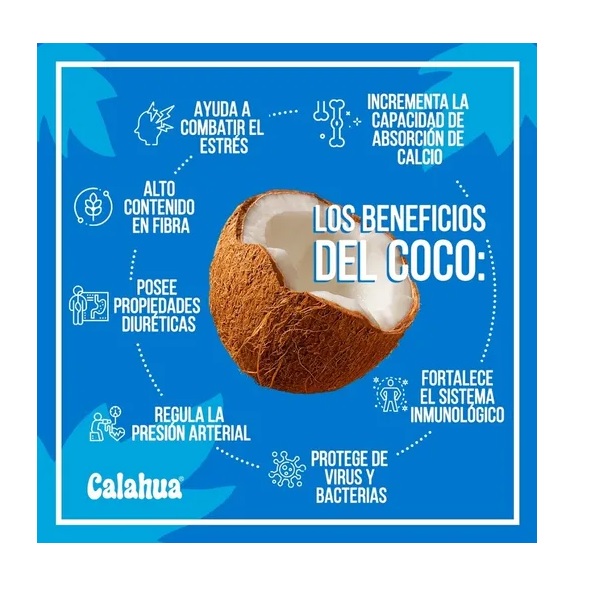 Leche De Coco Calahua 1 Litro - 6 Piezas