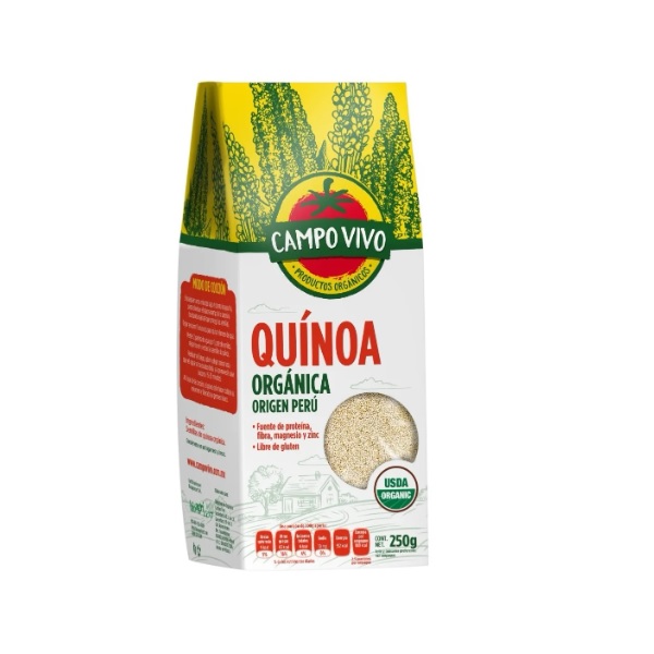 Quinoa Orgánica Campo Vivo 250 Gr