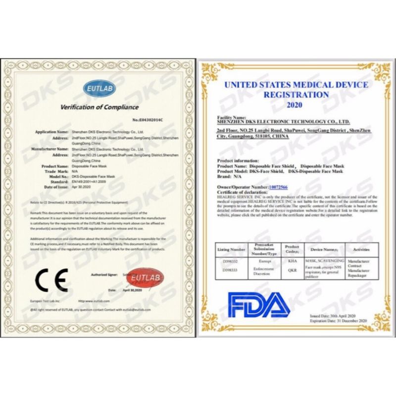 Cubrebocas Tricapa Termosellado Con Filtro, Tapabocas, Mascarilla Plisado, con Certificación FDA y CE, 3 Capas para Mayor Protección, Desechable, Color Azul