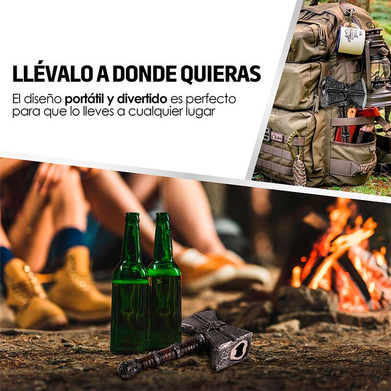 Destapador de Botellas En Forma de Hacha Sin Filo Redlemon.